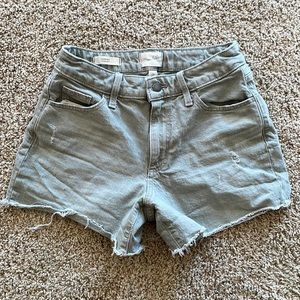 Olive green Jean shorts